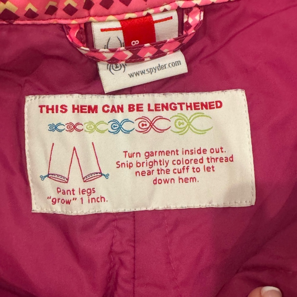 Obermeyer Kids Size 8 Spider Nickelodeon Ski Snow Jacket & Pants - Picture 3 of 7